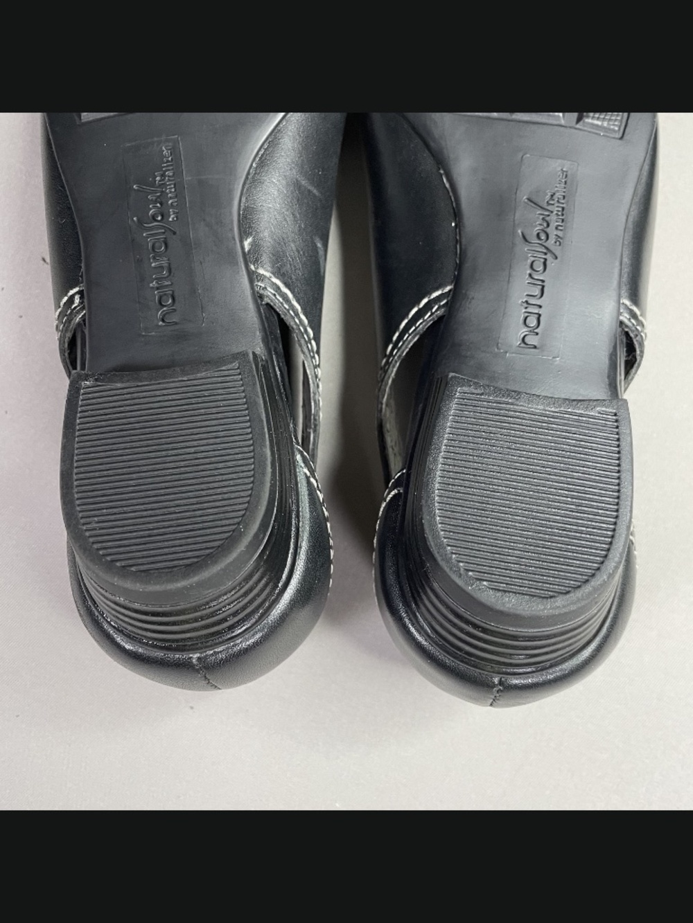 Naturalizer Shoes Womens 7 black leather verdon slip on loafer flats summer - Picture 9 of 11